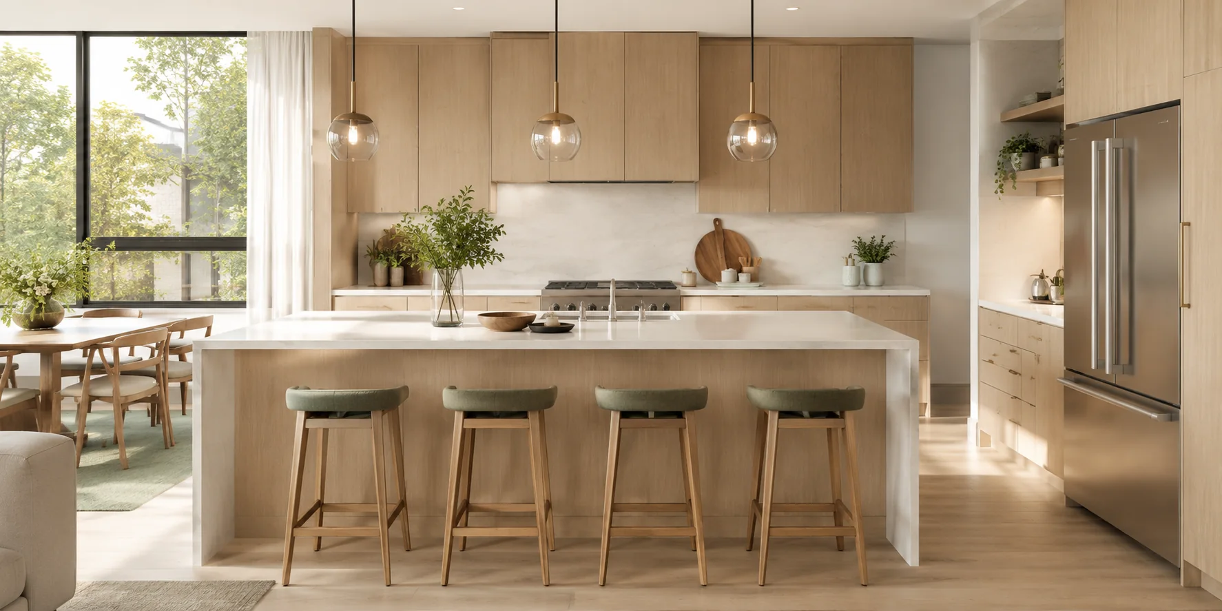 Kitchen, light scheme